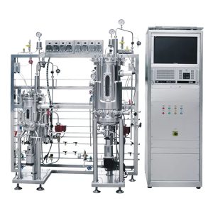 Edelstahl-Fermenter mit Lufthebevorrichtung